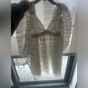 small - for love and lemons white dress